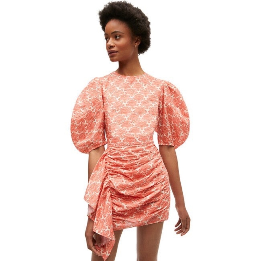 RHODE Pia Dress | Lotus Block Orange size 0